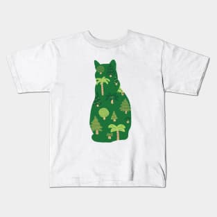 Forest cat Kids T-Shirt